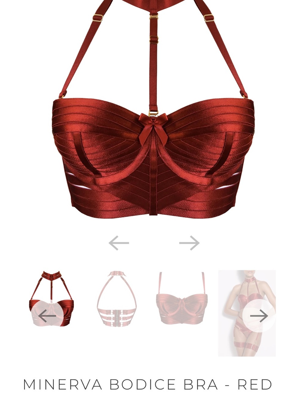 MINERVA BODICE BRA 
Bordelle